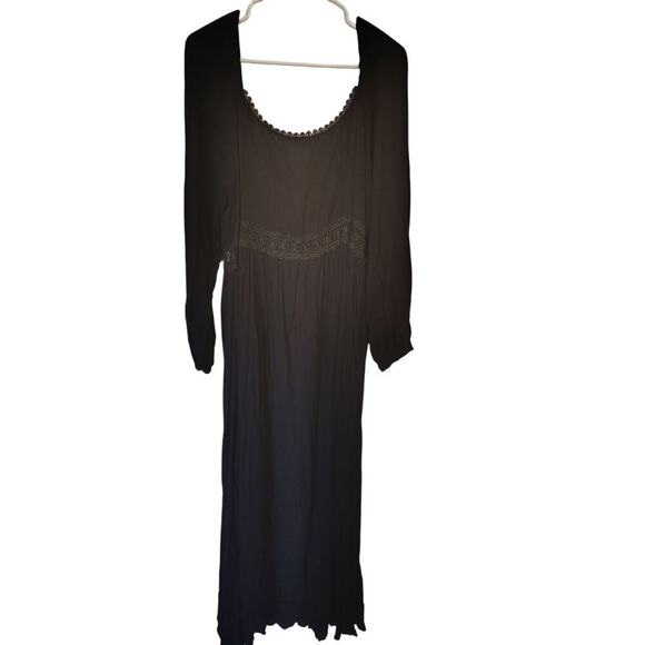 Shein V.Cay  Bohemian Midi Dress Black Womens Plus 3XL - Picture 2 of 4